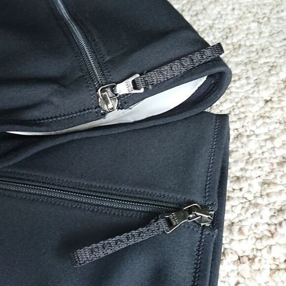 Prada black silk Radzmire fabric sporty knee high wedge boots size 6 - Picture 9 of 16